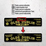 Vinilos Decorativos: Olde Dublin Pub 4