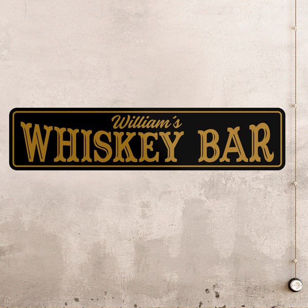 Vinilos Decorativos: Whiskey Bar