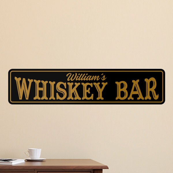 Vinilos Decorativos: Whiskey Bar