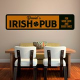 Vinilos Decorativos: Irish Pub Good Luck and Good Times 3