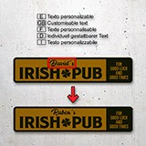 Vinilos Decorativos: Irish Pub Good Luck and Good Times 4