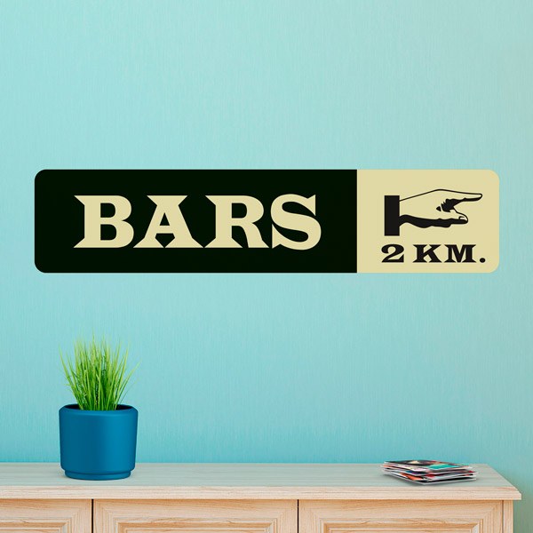 Vinilos Decorativos: Bars 2 km