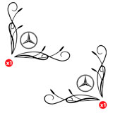 Pegatinas: Logo Mercedes para camión 2