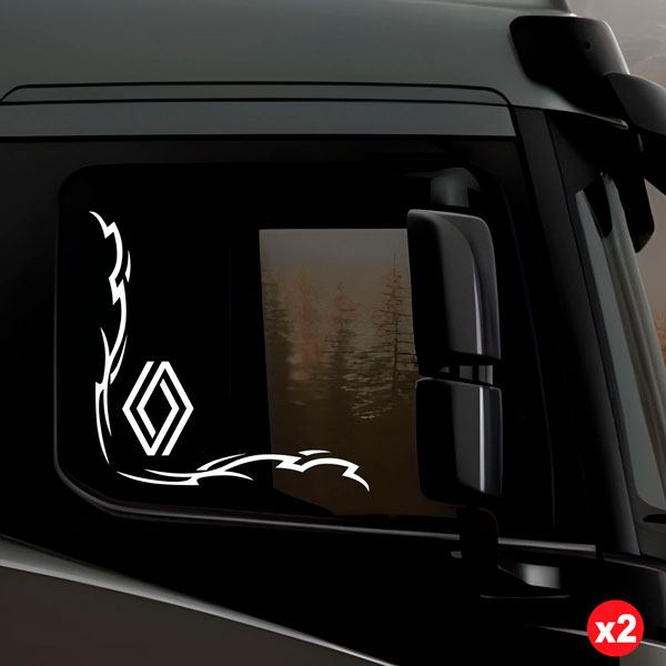 Pegatinas: Logo tribal Renault para camión