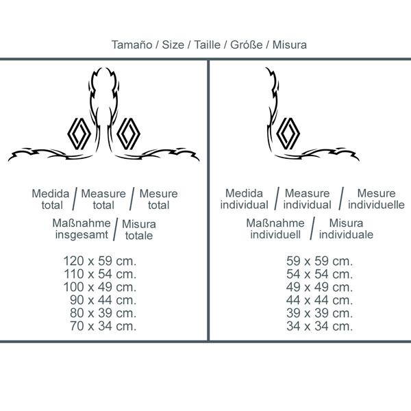 Pegatinas: Logo tribal Renault para camión