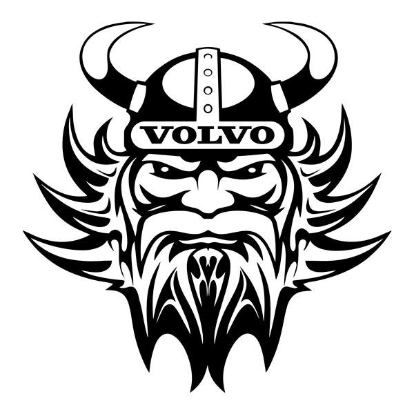 Pegatinas: Vikingo Volvo