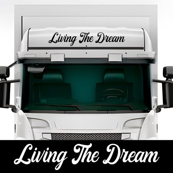 Pegatinas: Living the dream