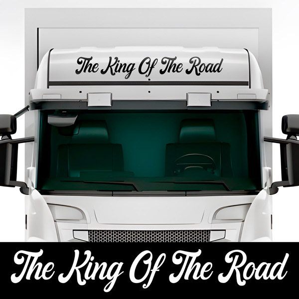 Pegatinas: The king of the road