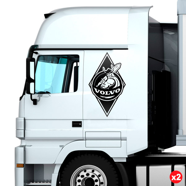 Pegatinas: Vikingo Volvo para camión