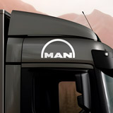 Pegatinas: Logo sencillo MAN para camión 2