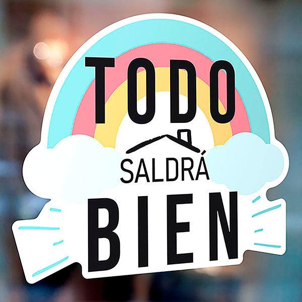 Vinilos Decorativos: Arcoíris Todo saldrá bien