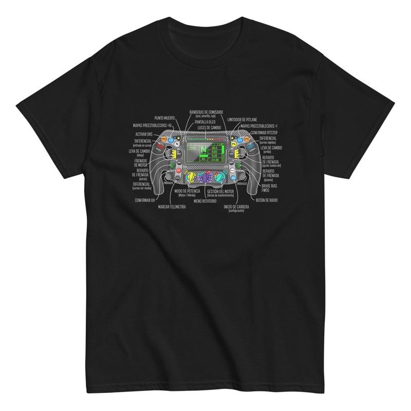 Camisetas: Camiseta Volante Coche Fórmula 1
