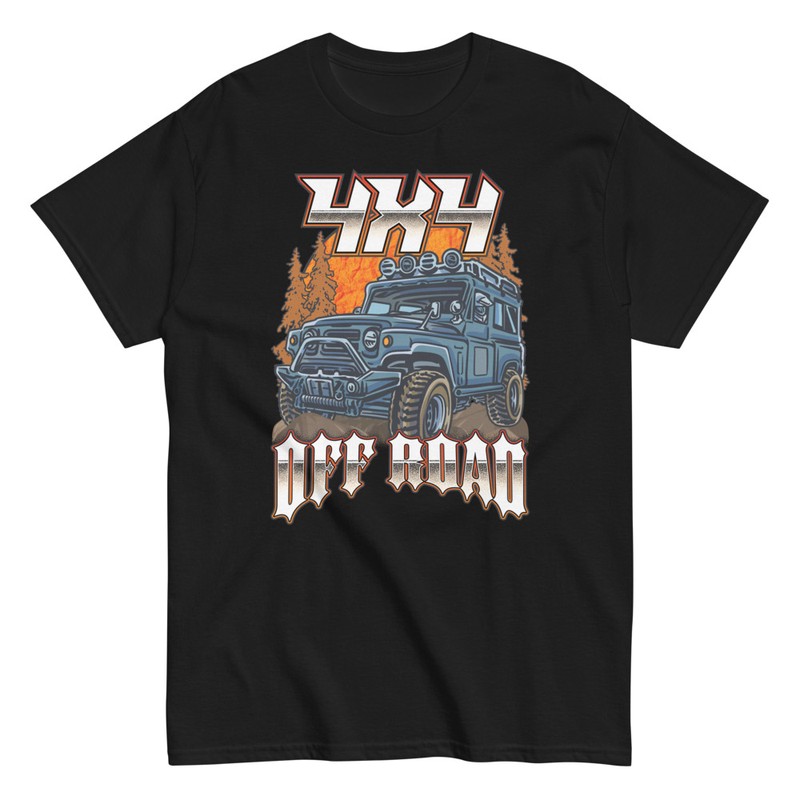 Camisetas: Camiseta 4x4 Off Road de Coche Todoterreno