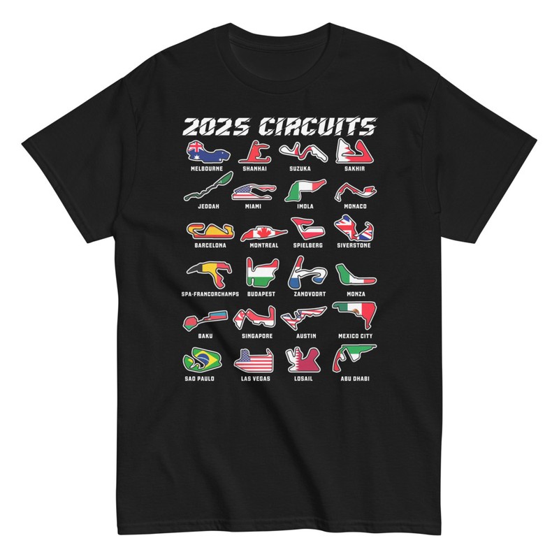 Camisetas: Camiseta de Grandes Premios de F1 2025 con Circuit