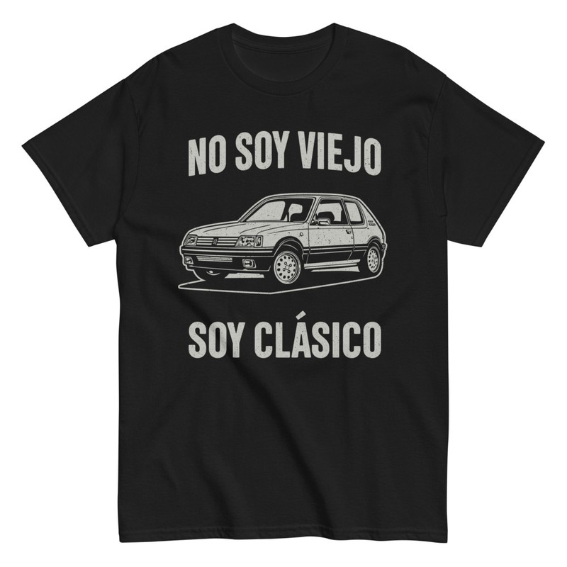 Camisetas: No Soy Viejo Soy Clásico Peugeot 205