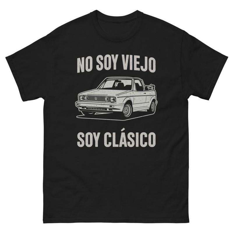 Camisetas: No Soy Viejo Soy Clásico VW Golf Cabrio