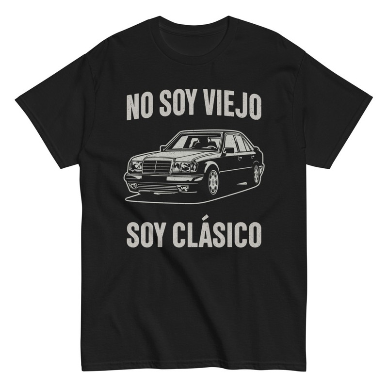 Camisetas: Mercedes 124 Clásico No Soy Viejo