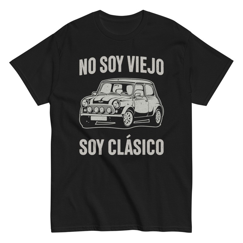 Camisetas: Coche Clásico No Soy Viejo Mini Cooper