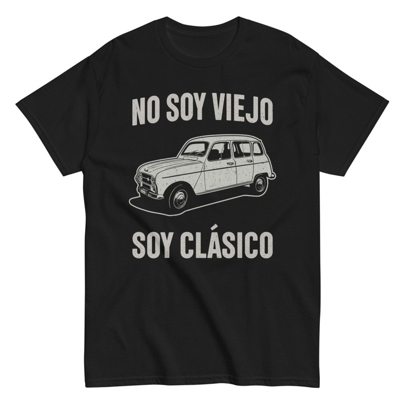 Camisetas: Renault 4L Clásico No Soy Viejo Soy Clásico