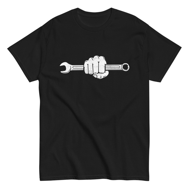 Camisetas: Camiseta Puño Sujetando Llave Fija Estrella