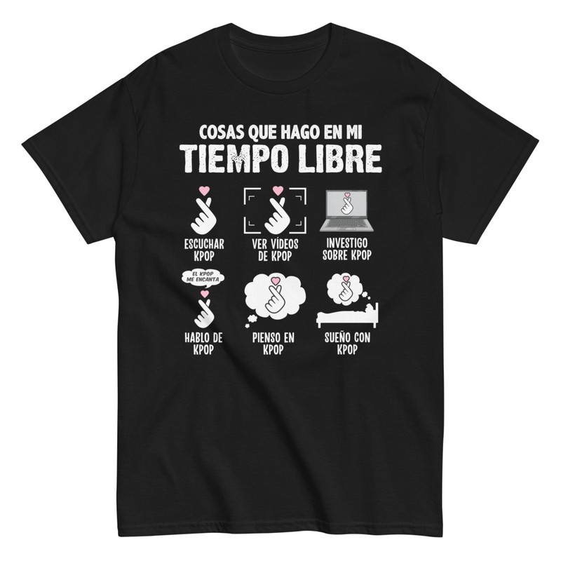 Camisetas: Actividades K-Pop Tiempo Libre