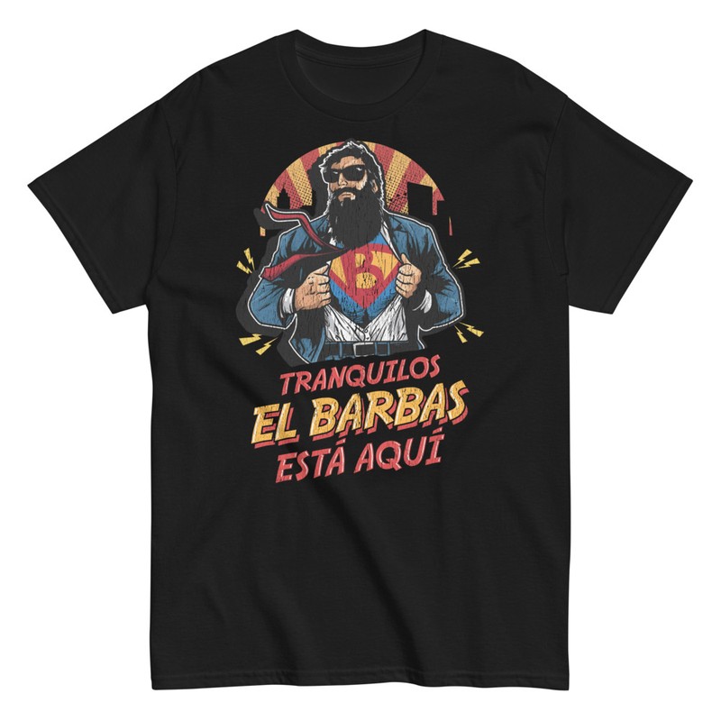 Camisetas: Tranquilos El Barbas Divertida
