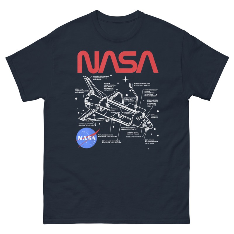 Camisetas: Esquema Transbordador NASA