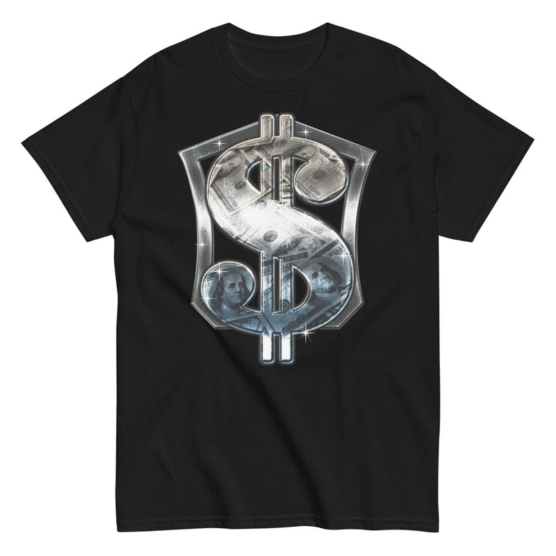 Camisetas: Símbolo del Dólar Brillante