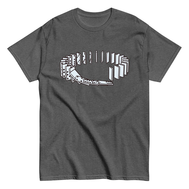 Camisetas: Dominó Circular Friki