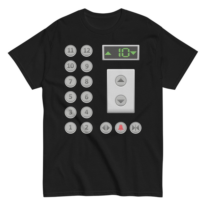 Camisetas: Botones De Ascensor Divertidos
