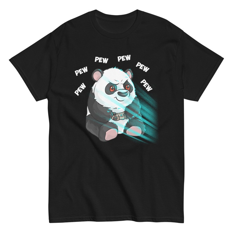 Camisetas: Panda Gamer Pew Pew Shooter