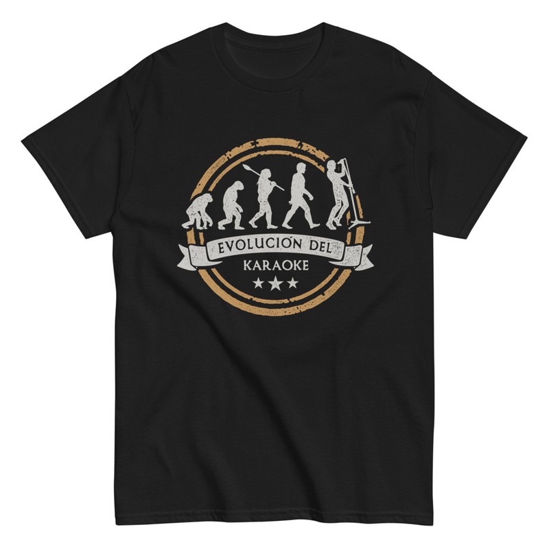 Camisetas: Evolución Humana Karaoke