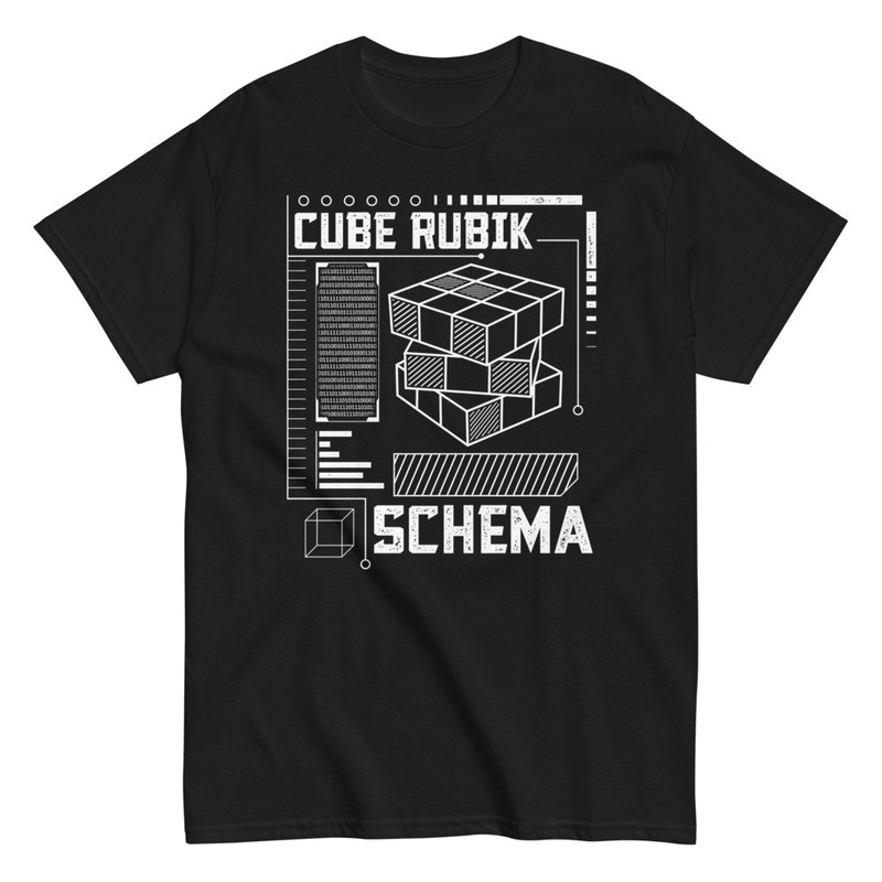 Camisetas: Esquema Cubo Rubik Friki