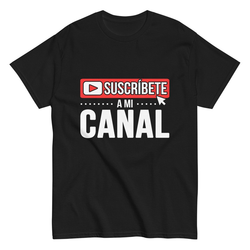 Camisetas: Camiseta Suscríbete a mi canal