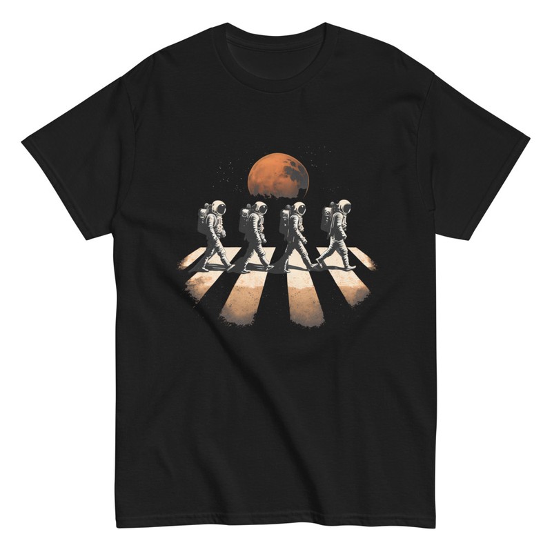 Camisetas: Camiseta astronautas cruzando el paso de cebra
