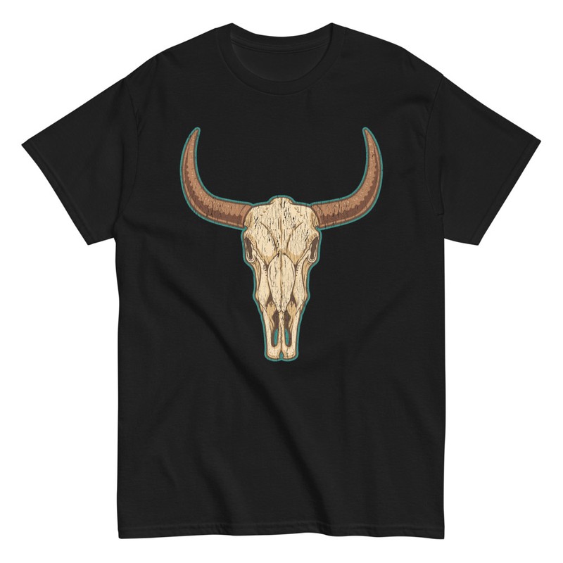 Camisetas: Camiseta calavera de toro