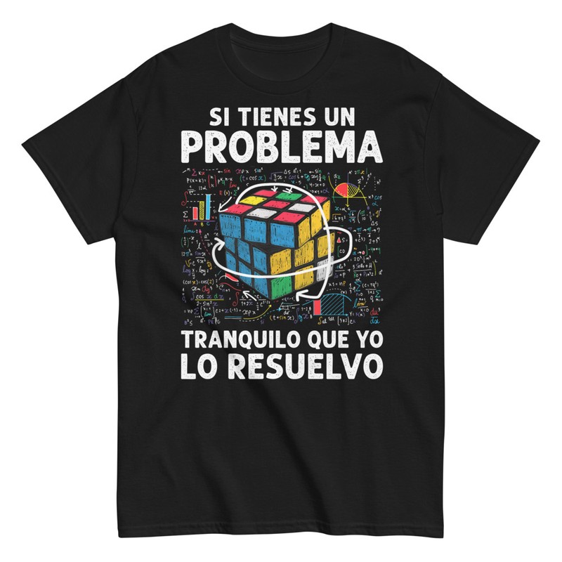 Camisetas: Camiseta cubo de Rubik y matemáticas