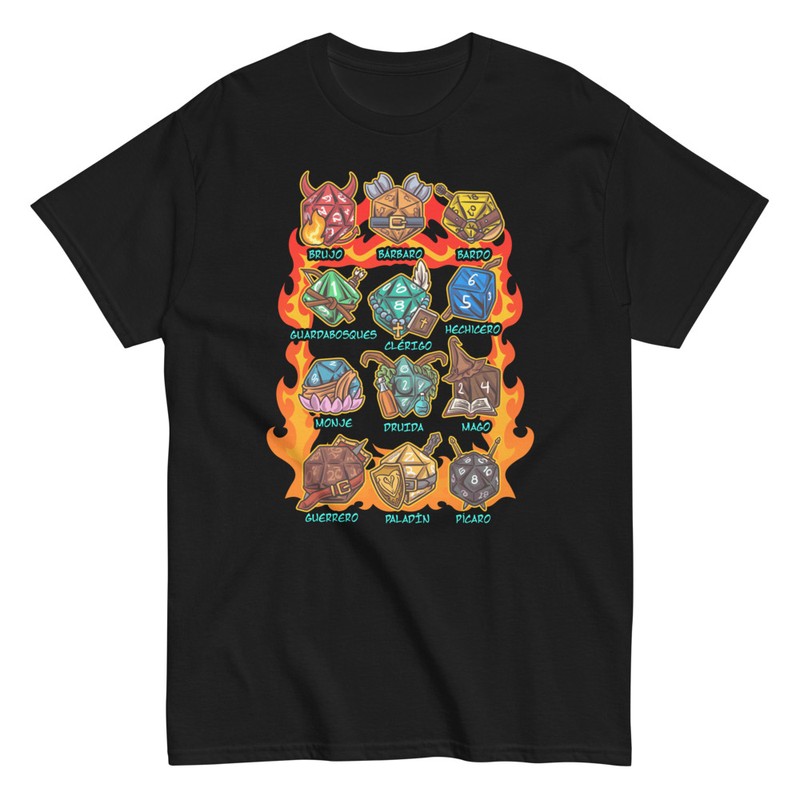 Camisetas: Camiseta personajes juegos de rol
