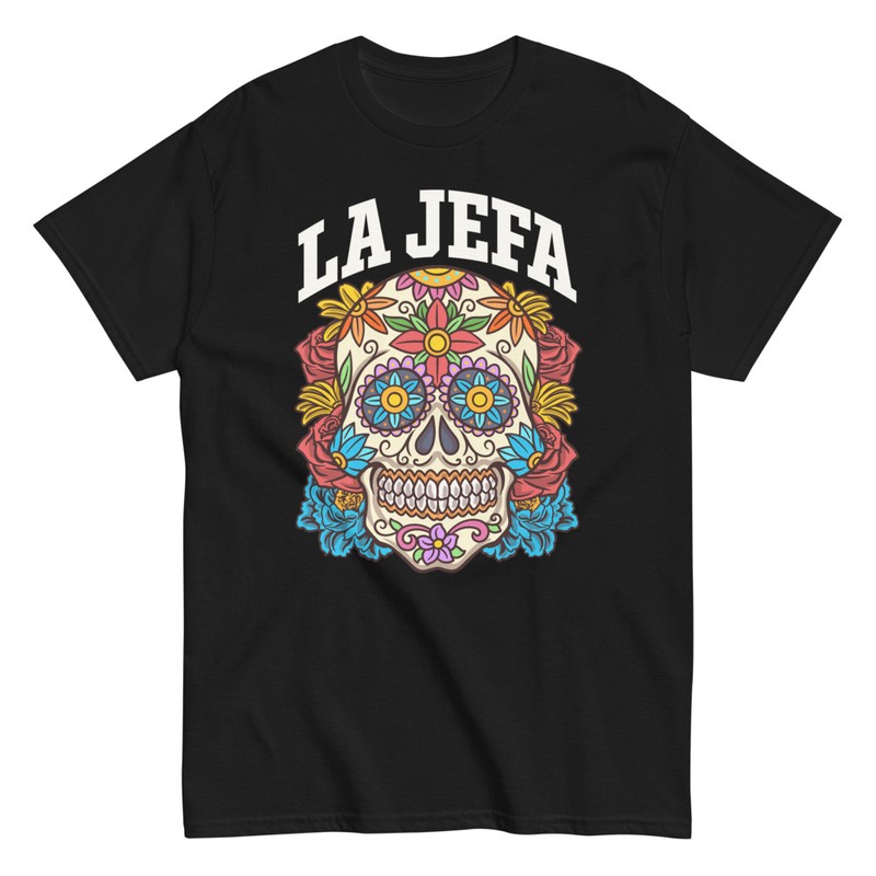 Camisetas: Camiseta Catrina con texto 'La Jefa'