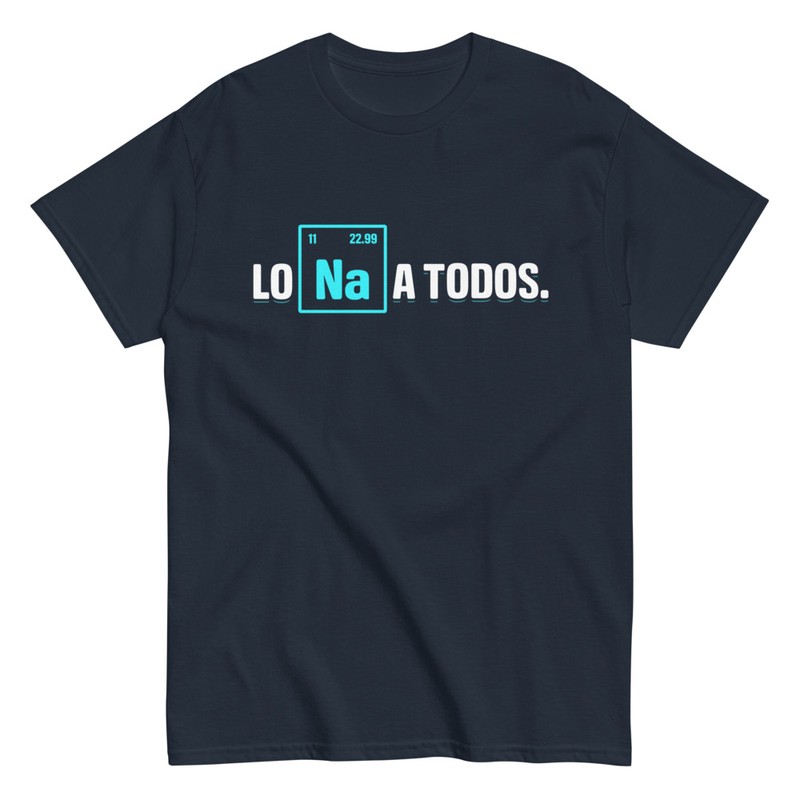 Camisetas: Camiseta 'Los Odio a Todos' con Tabla Periódica