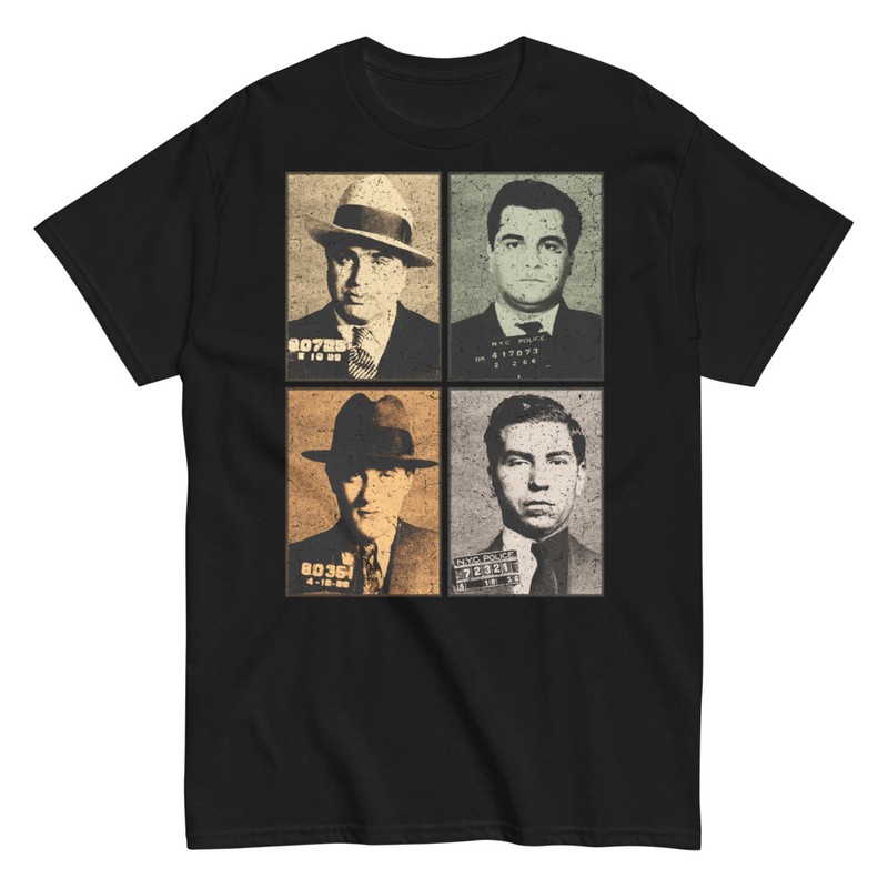 Camisetas: Gánsters Vintage Mafia Al Capone