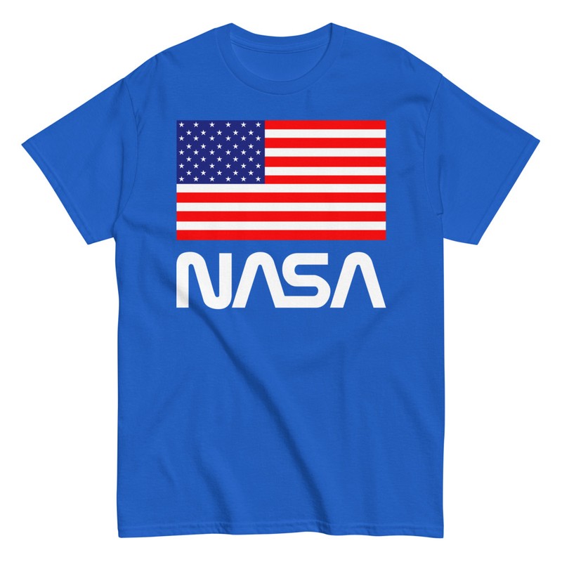 Camisetas: Camiseta NASA con bandera de EEUU