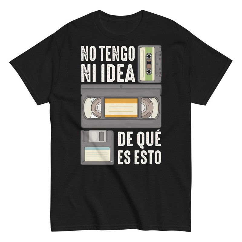 Camisetas: Nostalgia Cassette VHS Disquete