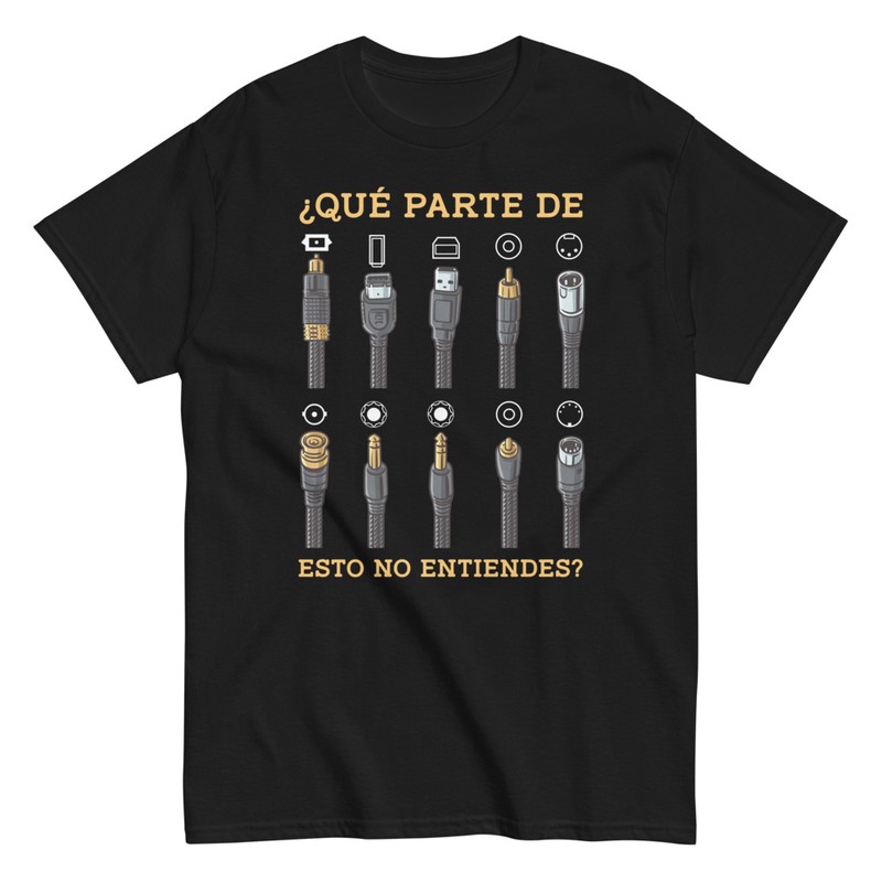 Camisetas: Conexiones de Sonido ¿Qué Parte No Entiendes?