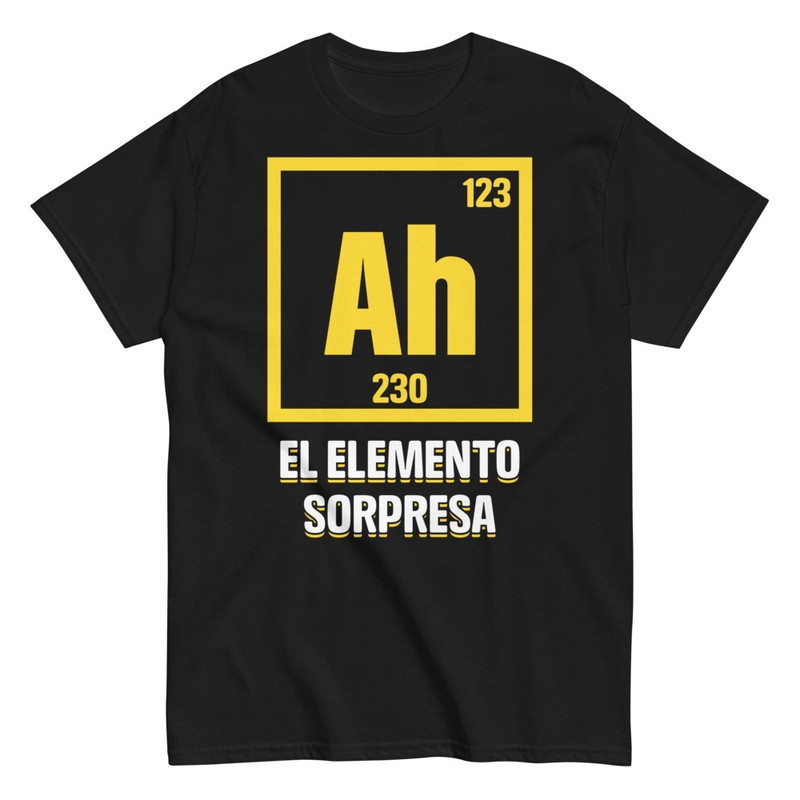 Camisetas: Elemento Sorpresa Química