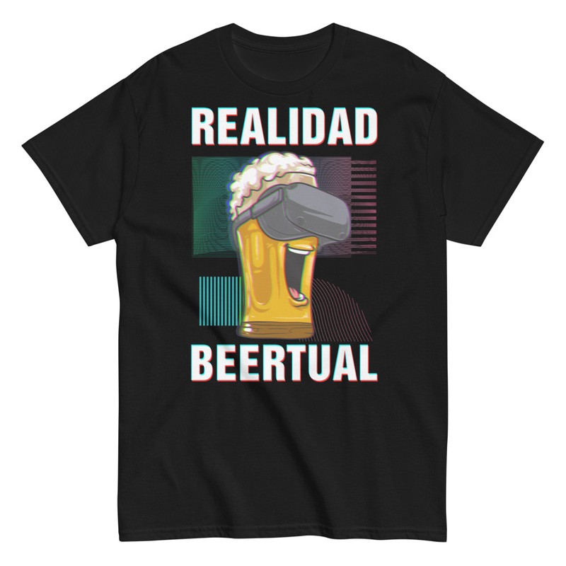 Camisetas: Realidad Beertual Cerveza Metaverso