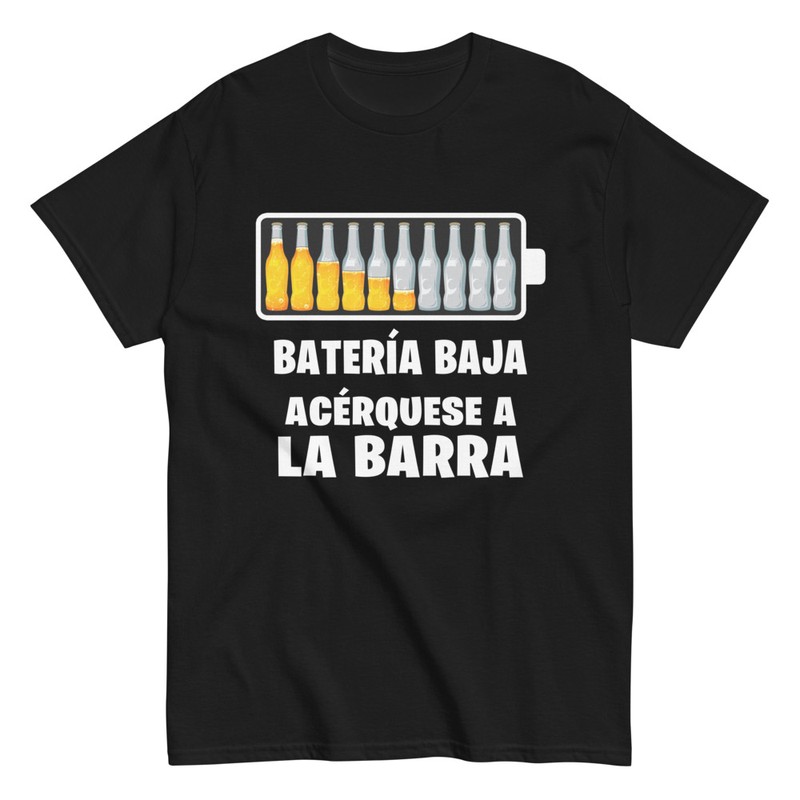 Camisetas: Batería Baja Acérquese A La Barra Cerveza
