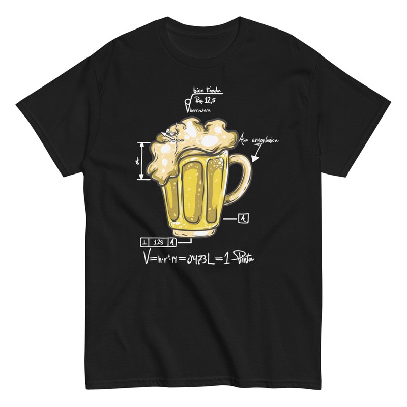 Camisetas: Cerveza Ingeniero Cálculos Pinta