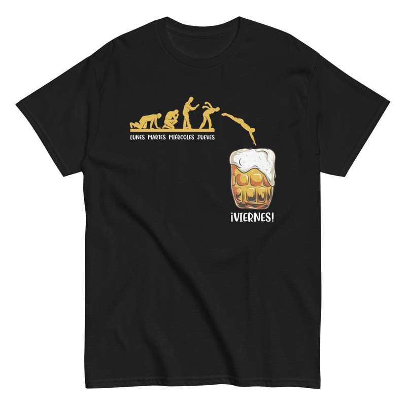 Camisetas: Camiseta evolución semana cerveza
