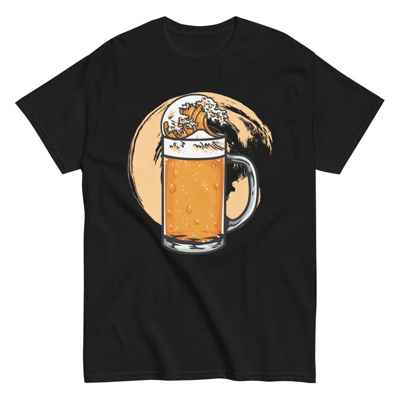 Camisetas: Gran Ola de Kanagawa Cerveza